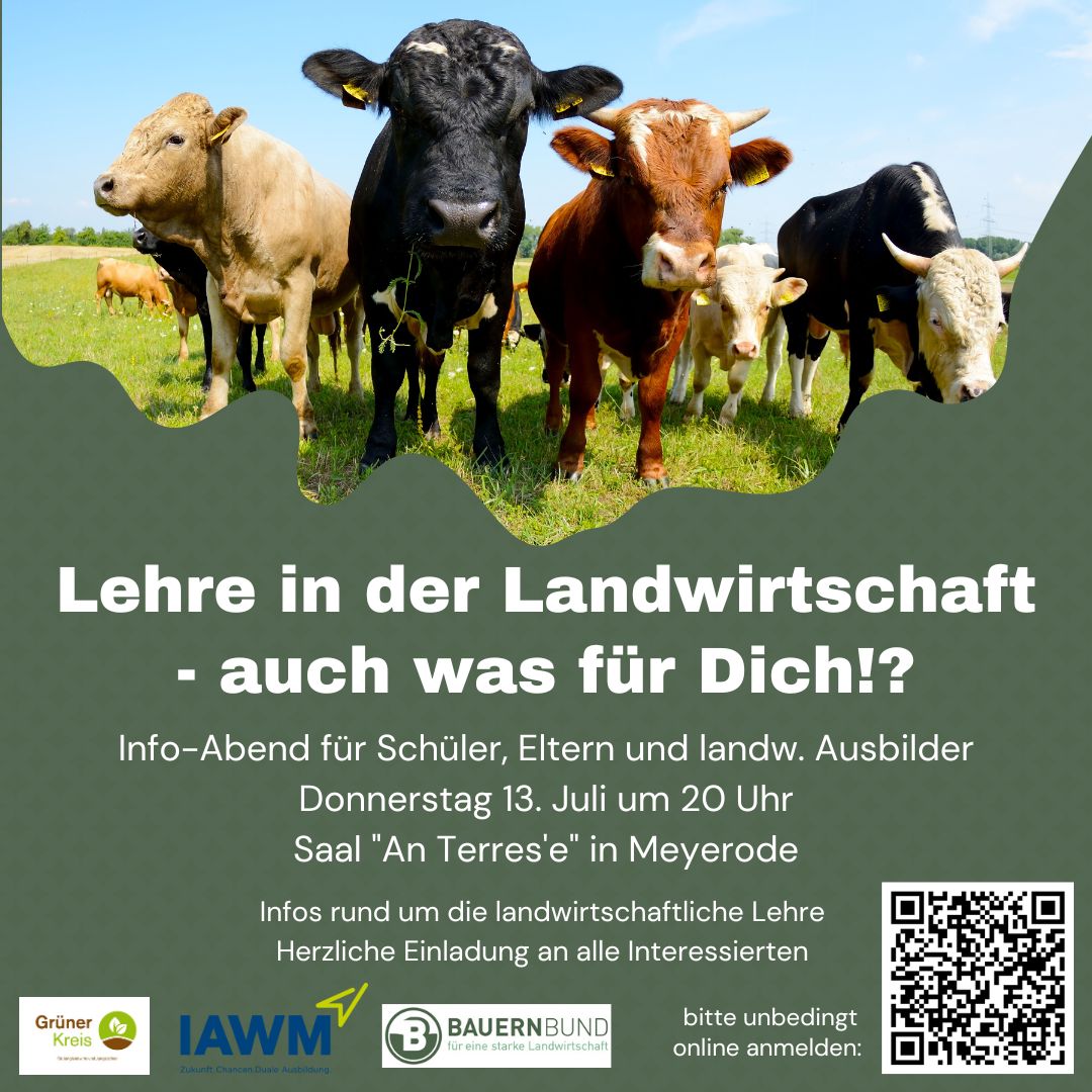 Info-Abend: Lehre In Der Landwirtschaft | Bauernbund